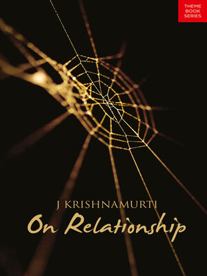cover image of On Relationships